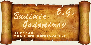 Budimir Godomirov vizit kartica